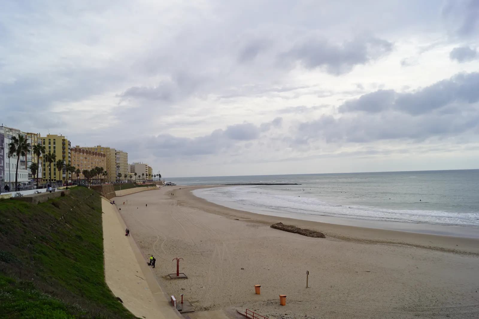 Plaża w Kadyksie nad Atlantykiem