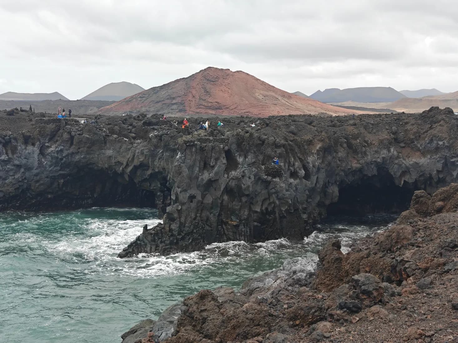 Klify Los Hervideros na Lanzarote