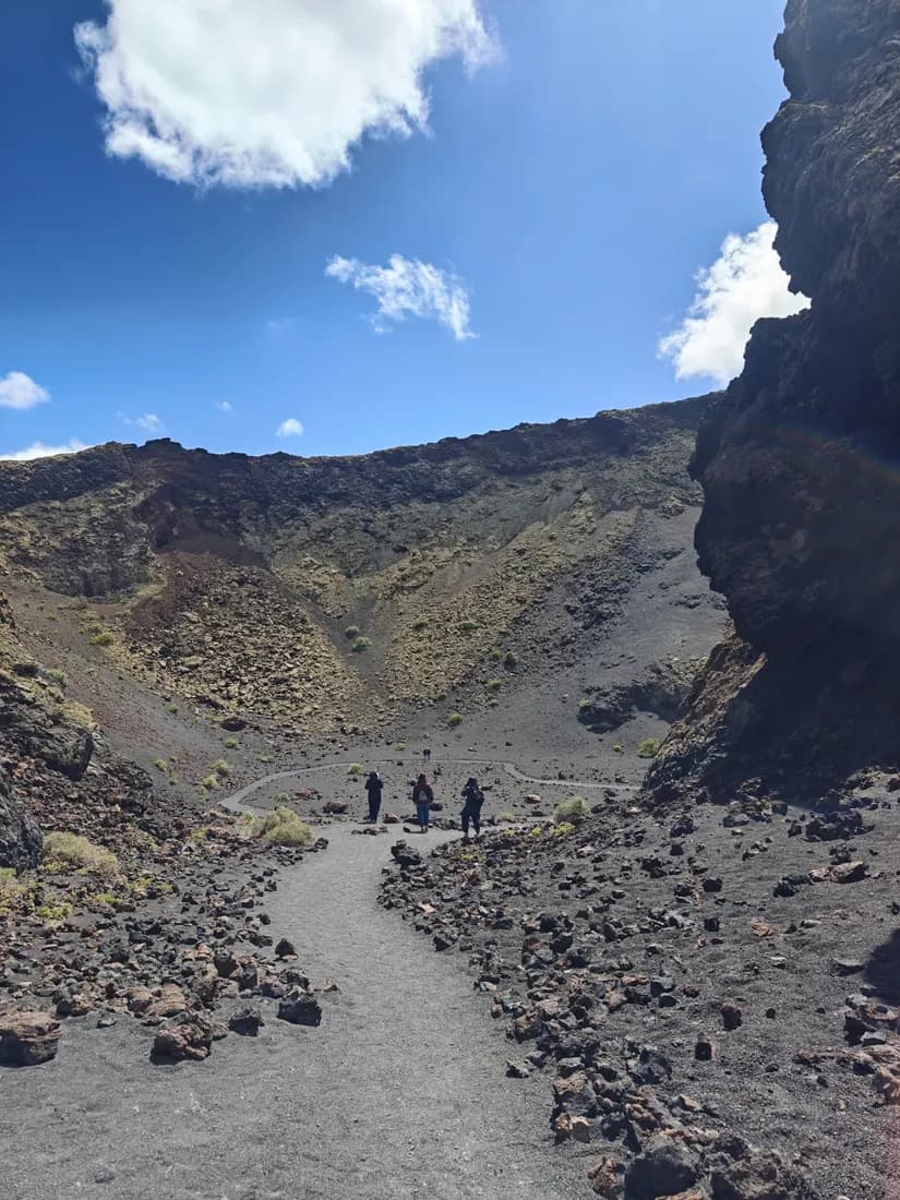 Wulkaniczny krajobraz Lanzarote